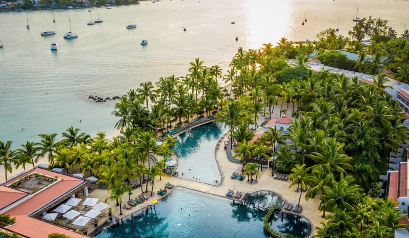 Mauricia Beachcomber Resort & Spa-Resort Aerial